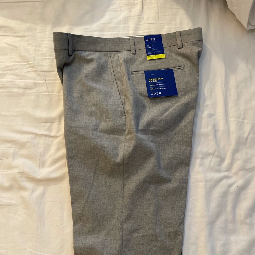 Apt. 9 Light Grey Dress Pants